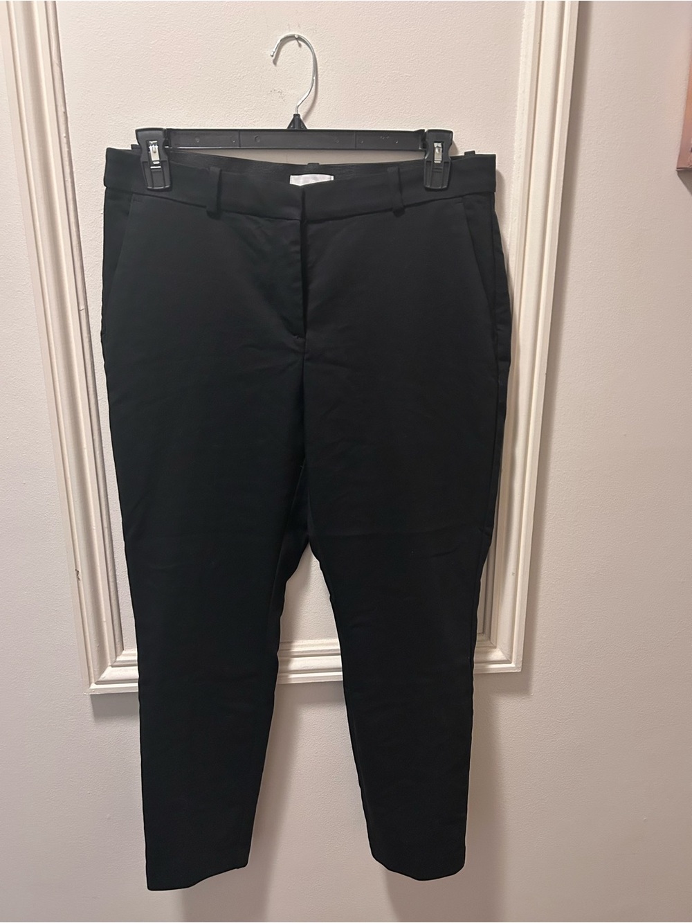 H&M Black High-Waist Stretch pants